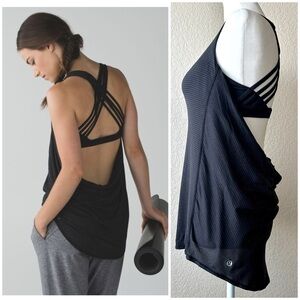 Lululemon Wild Tank, black - size 4